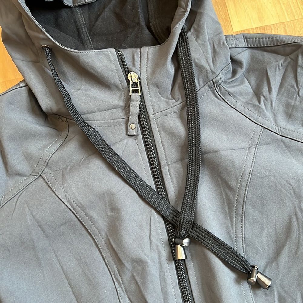 Dark Grey Soft Shell Womens Small - Picture 4 of 11